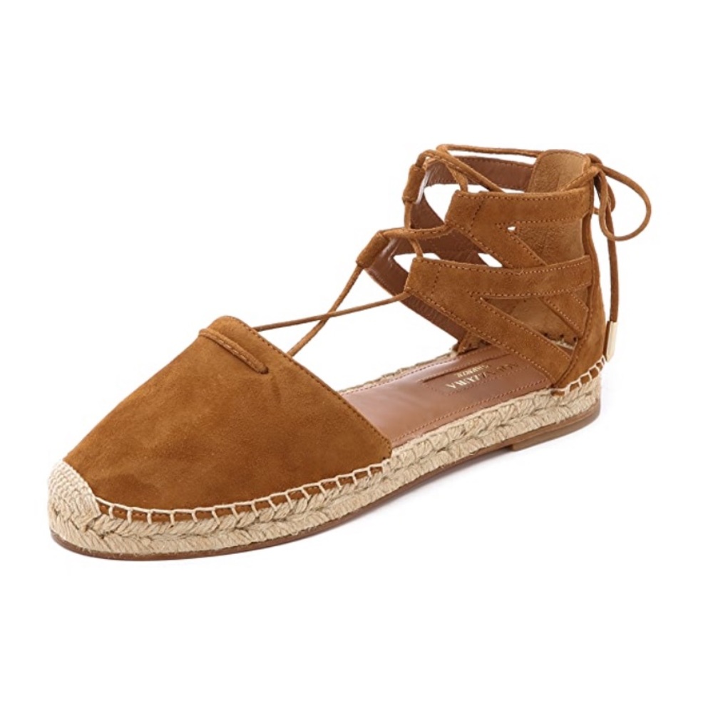 NEW Aquazzura Belgravia Flat Espadrille size 9